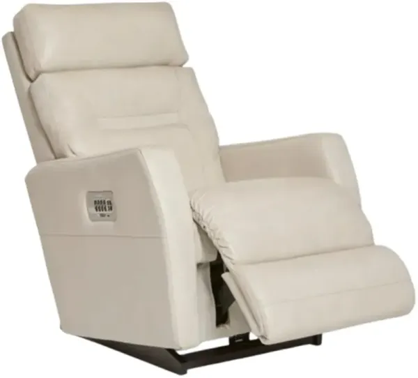 La-Z-Boy® Lennon Ice Leather Power Rocking Recliner with Headrest and Lumbar