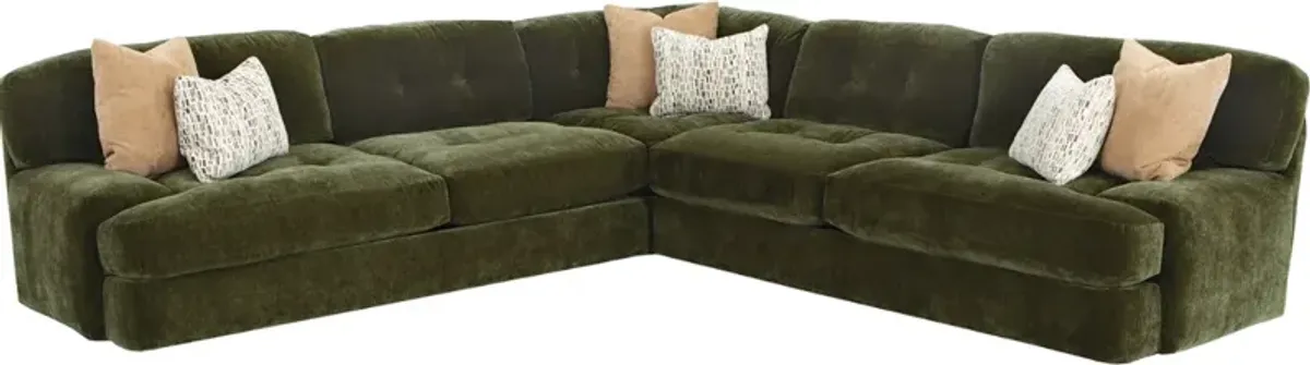 Jonathan Louis Amici Moss 3-Piece Sectional
