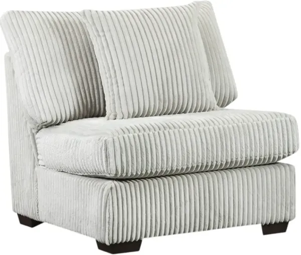 Delta Furniture Manufacturing Libby Light Gray Armless Chair