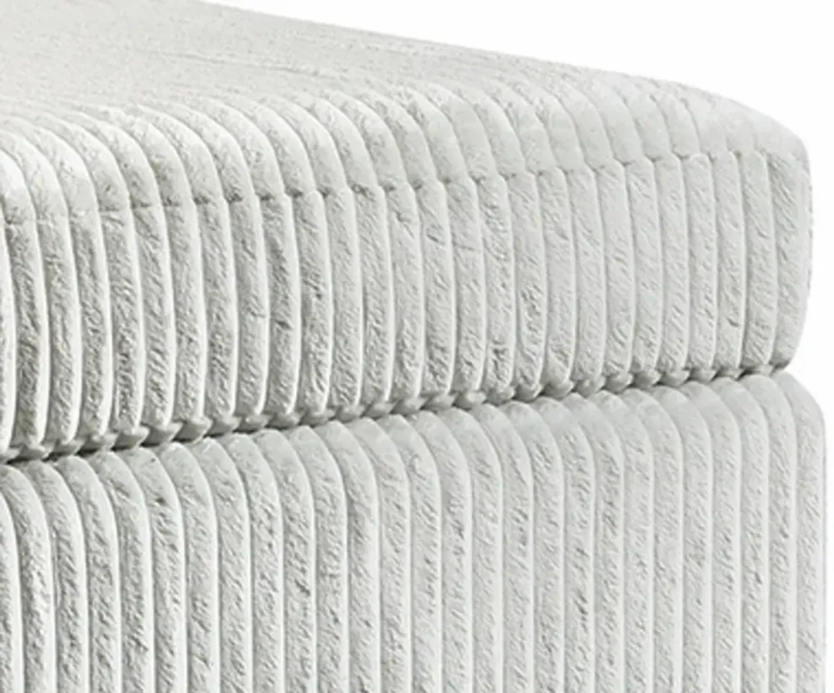 Delta Furniture Manufacturing Libby Light Gray Ottoman