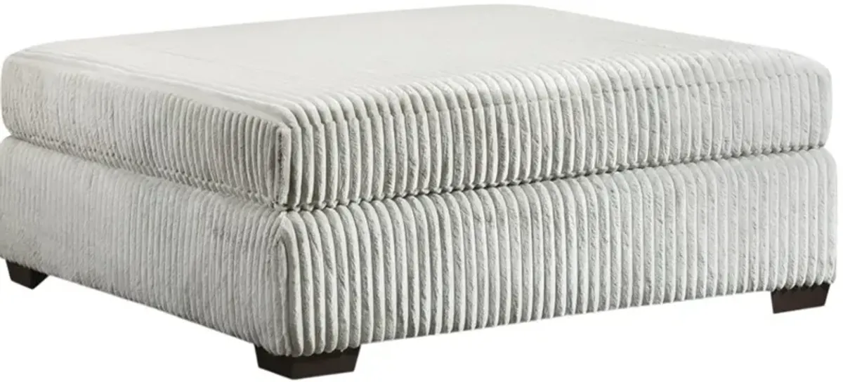 Delta Furniture Manufacturing Libby Light Gray Ottoman