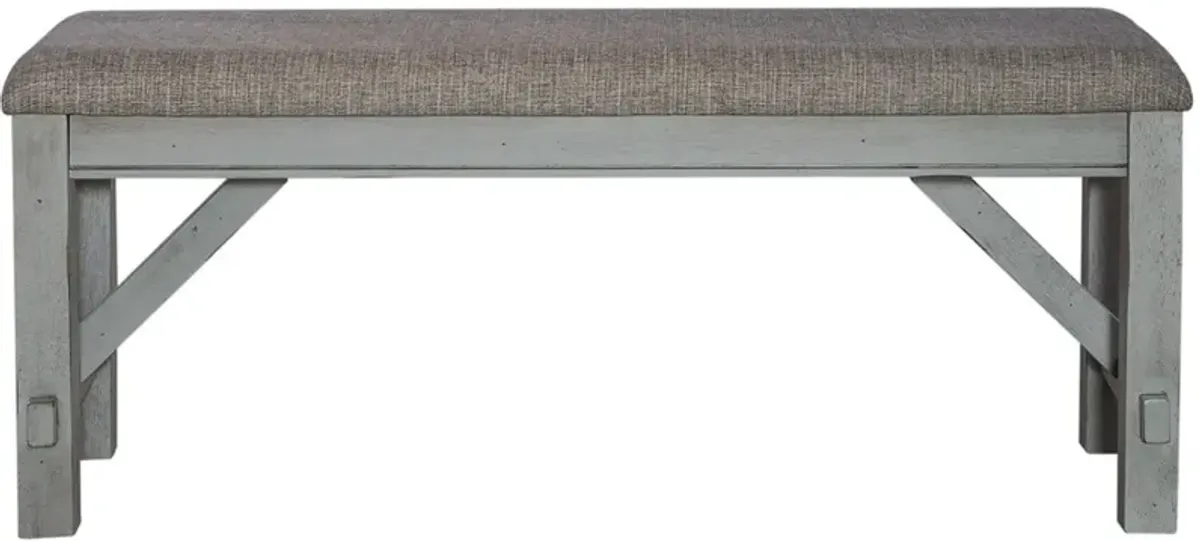 Liberty Furniture Newport Gray/Smokey Gray Dining Bench