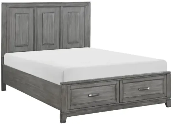 Homelegance® Garretson Gray Queen Platform Storage Bed