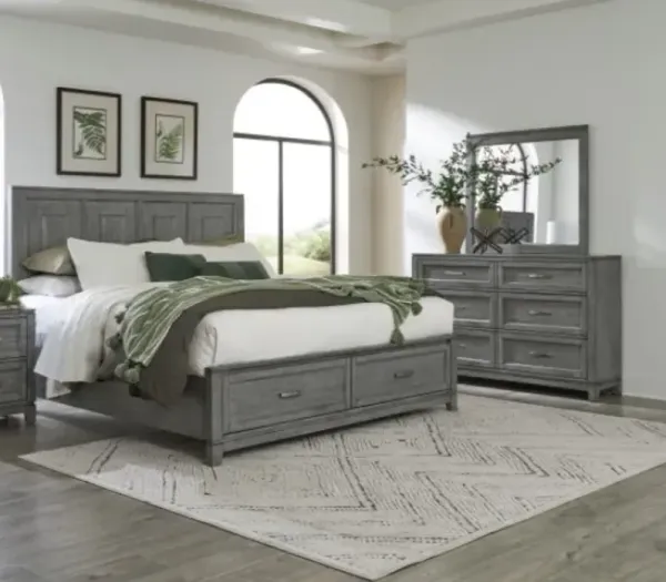 Homelegance® Garretson 3-Piece Gray King Bedroom Set