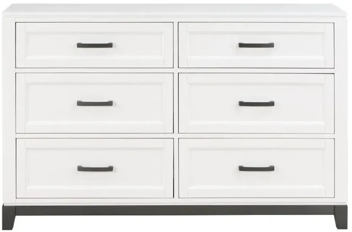 Homelegance® Garretson Gray/White Dresser