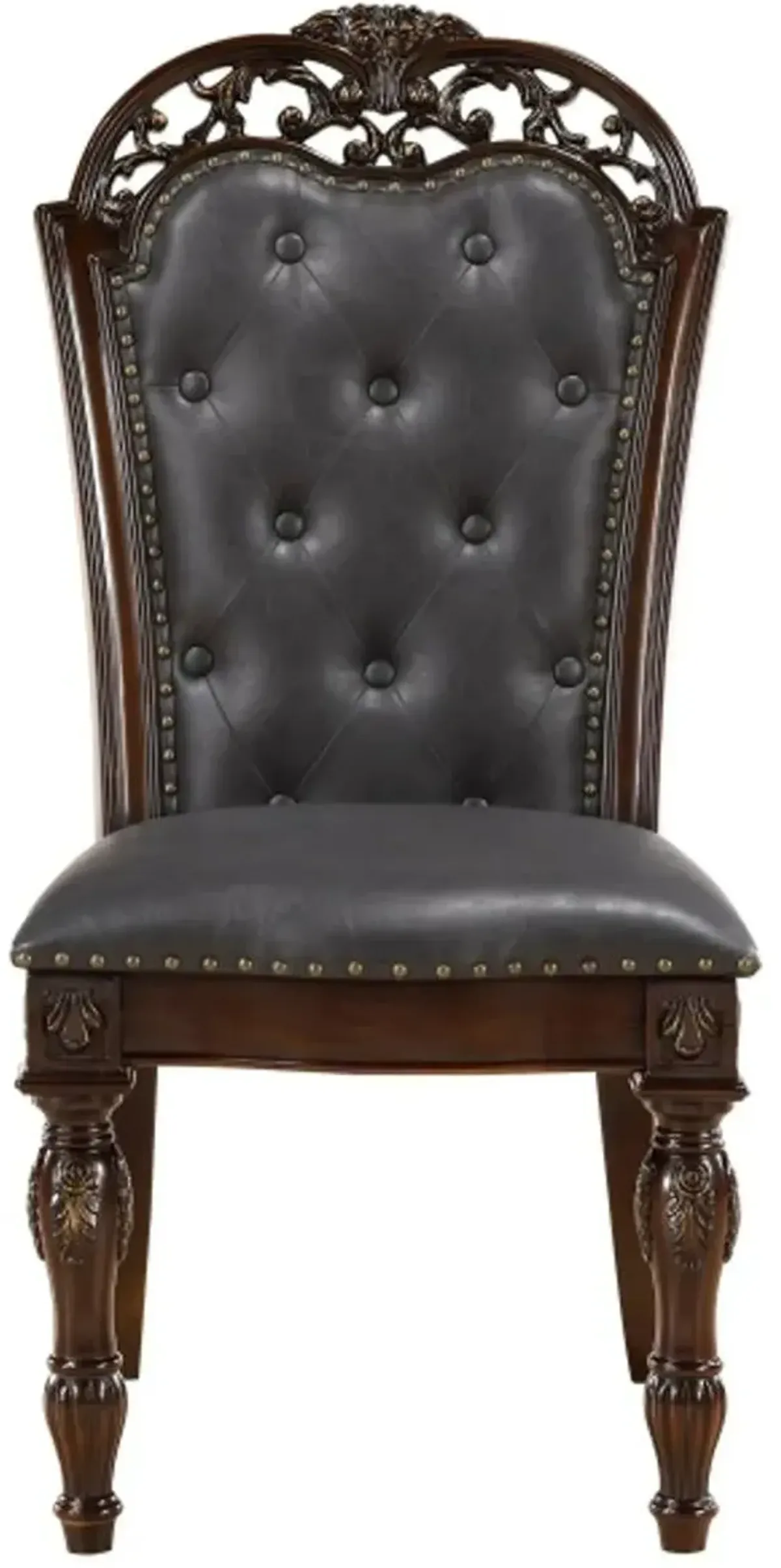 Homelegance® Adelina Brown-Cherry Side Chair