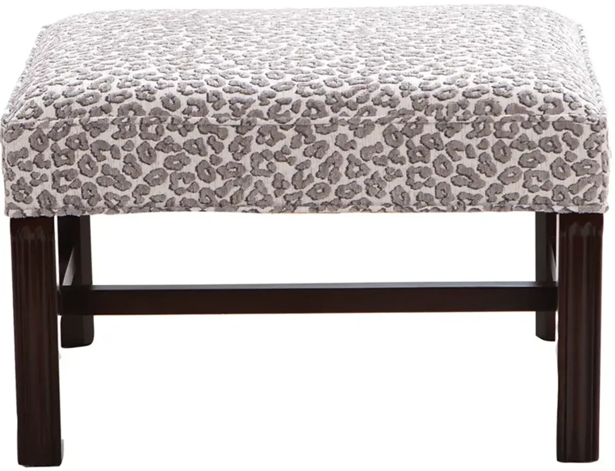 Sherrill Furniture Overcup Oyster Ottoman