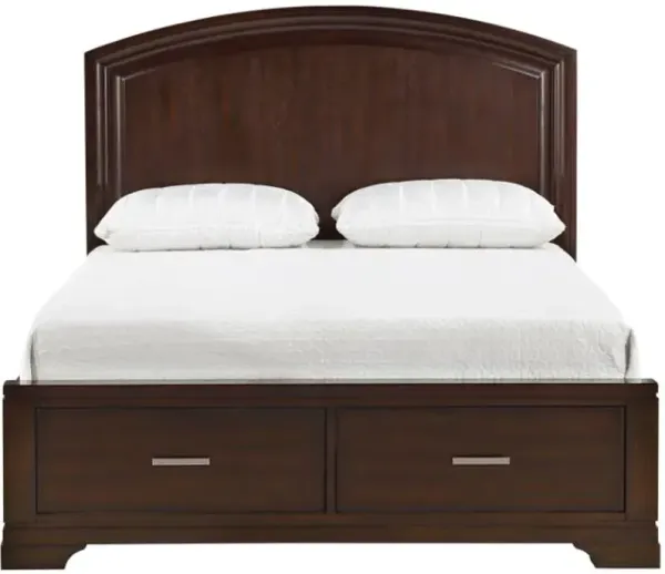 Homelegance® Hudson Cherry Full Platform Storage Bed