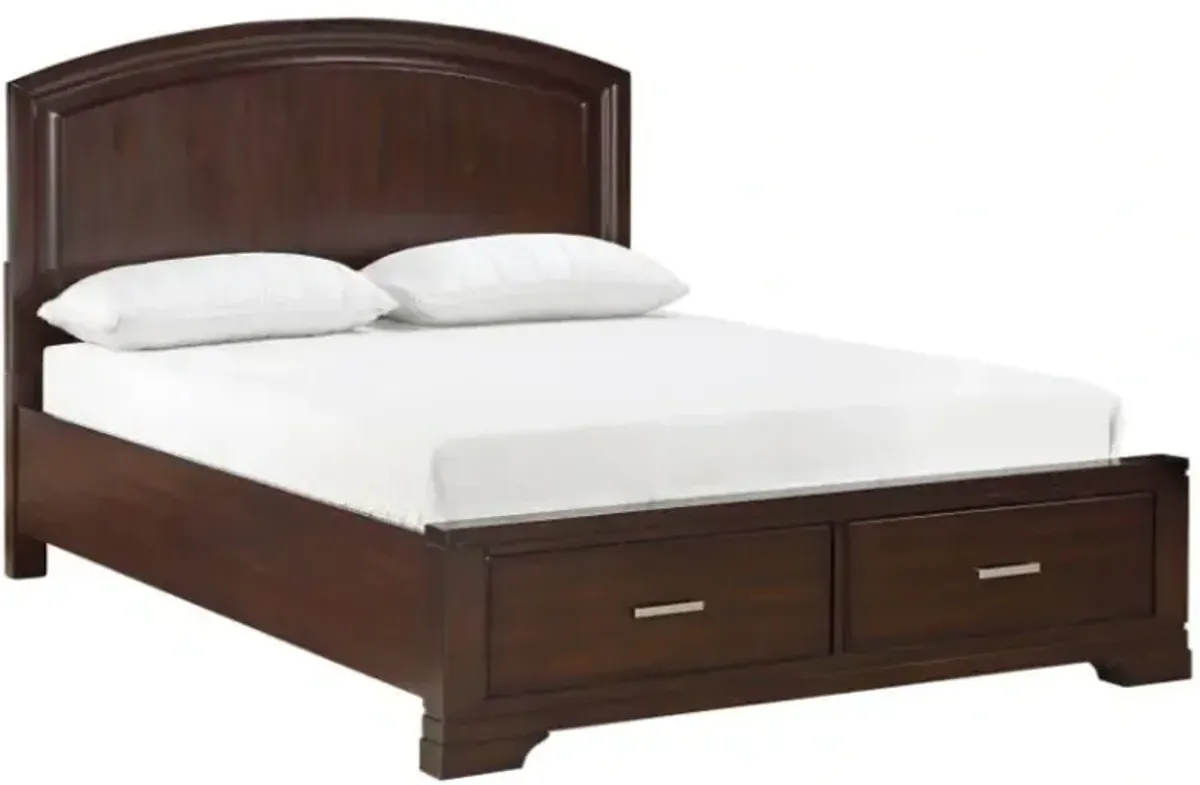 Homelegance® Hudson Cherry Full Platform Storage Bed