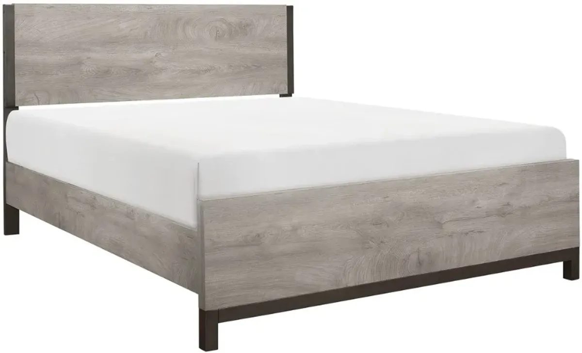 Homelegance® Zephyr Gray Queen Panel Bed