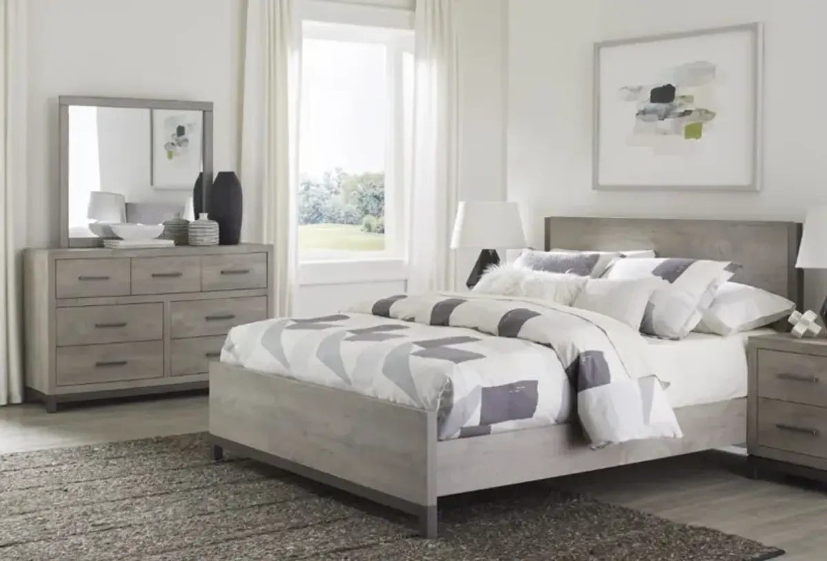 Homelegance® Zephyr 3-Piece Light Gray Queen Panel Bedroom Set