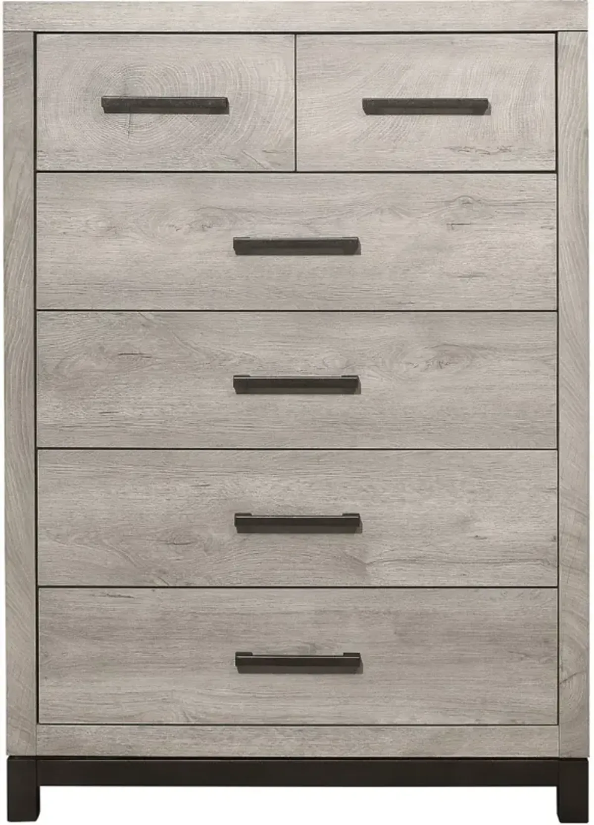 Homelegance® Zephyr Gray/Light Gray Chest
