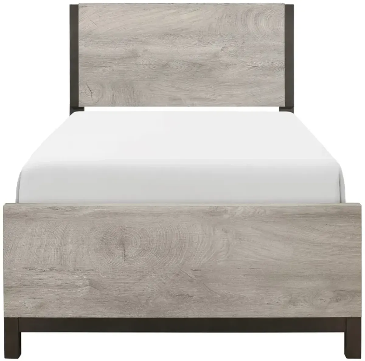 Homelegance® Zephyr Gray Twin Panel Bed