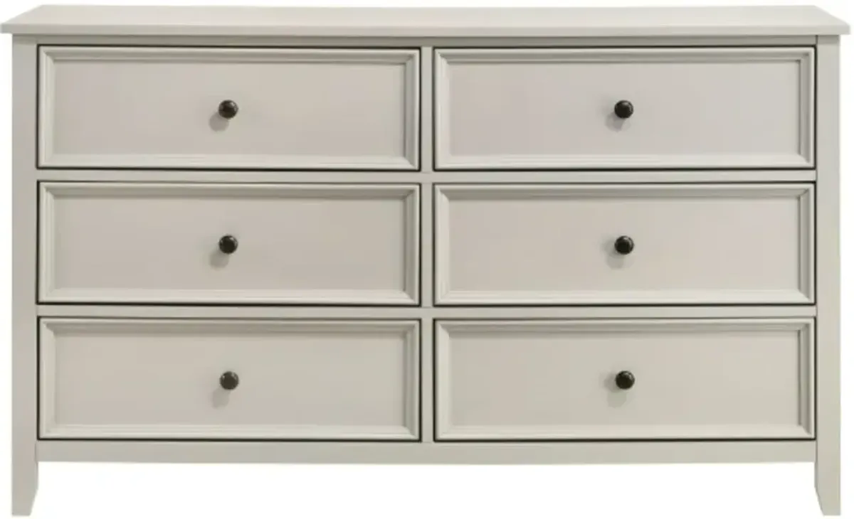 Homelegance® White 60" Dresser