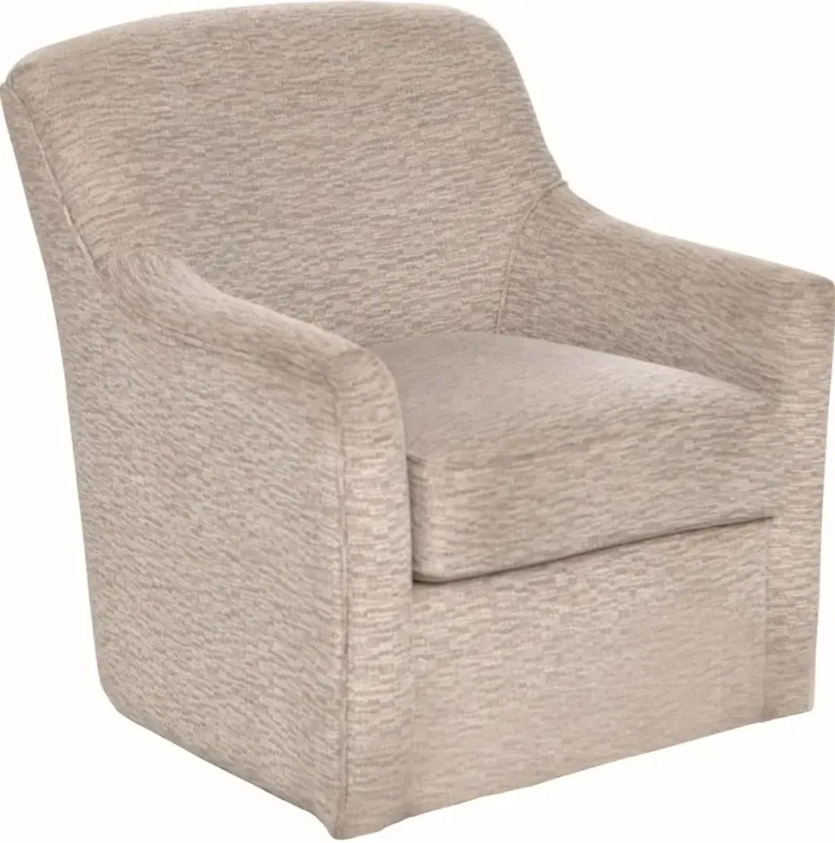 England Furniture Raleigh Living Large White Swivel Chair