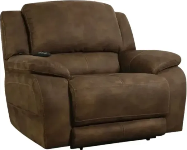 Homestretch Explorer Espresso Chair and a Half Power Recliner