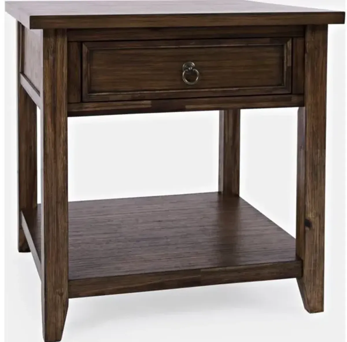 Jofran Inc. Bakersfield Dark Brown End Table