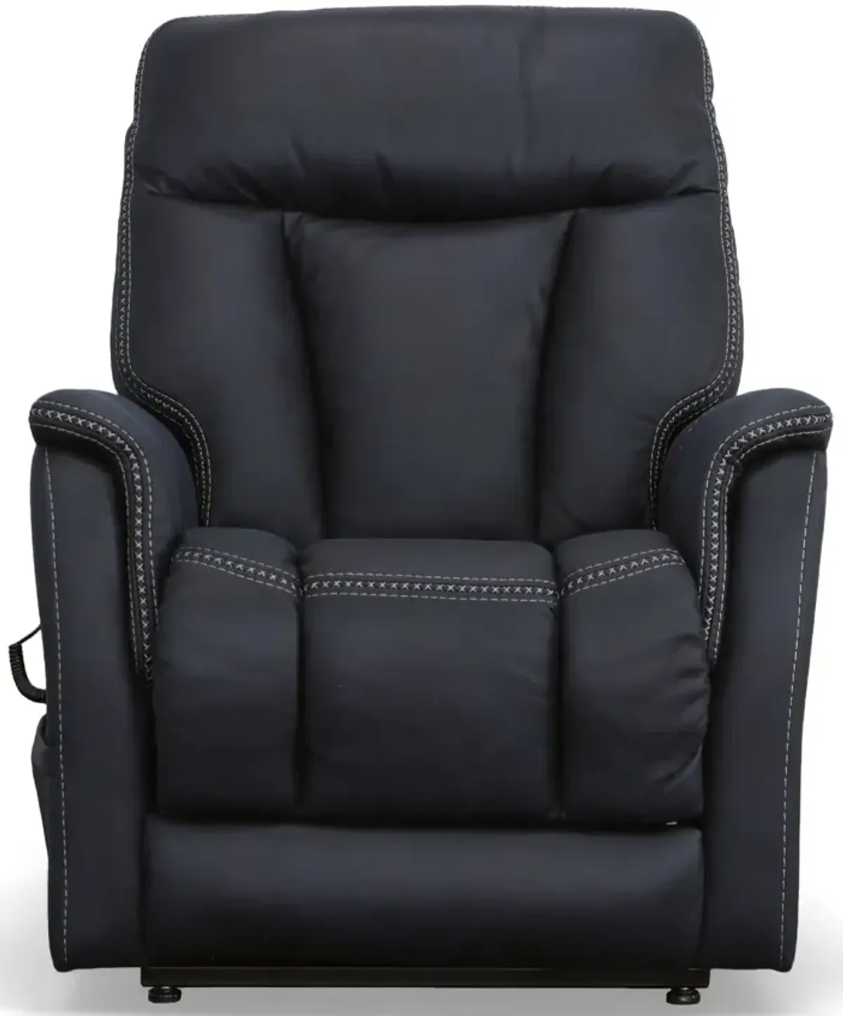 Flexsteel® Atlas Blue Power Lift Recliner with Power Headrest and Lumbar
