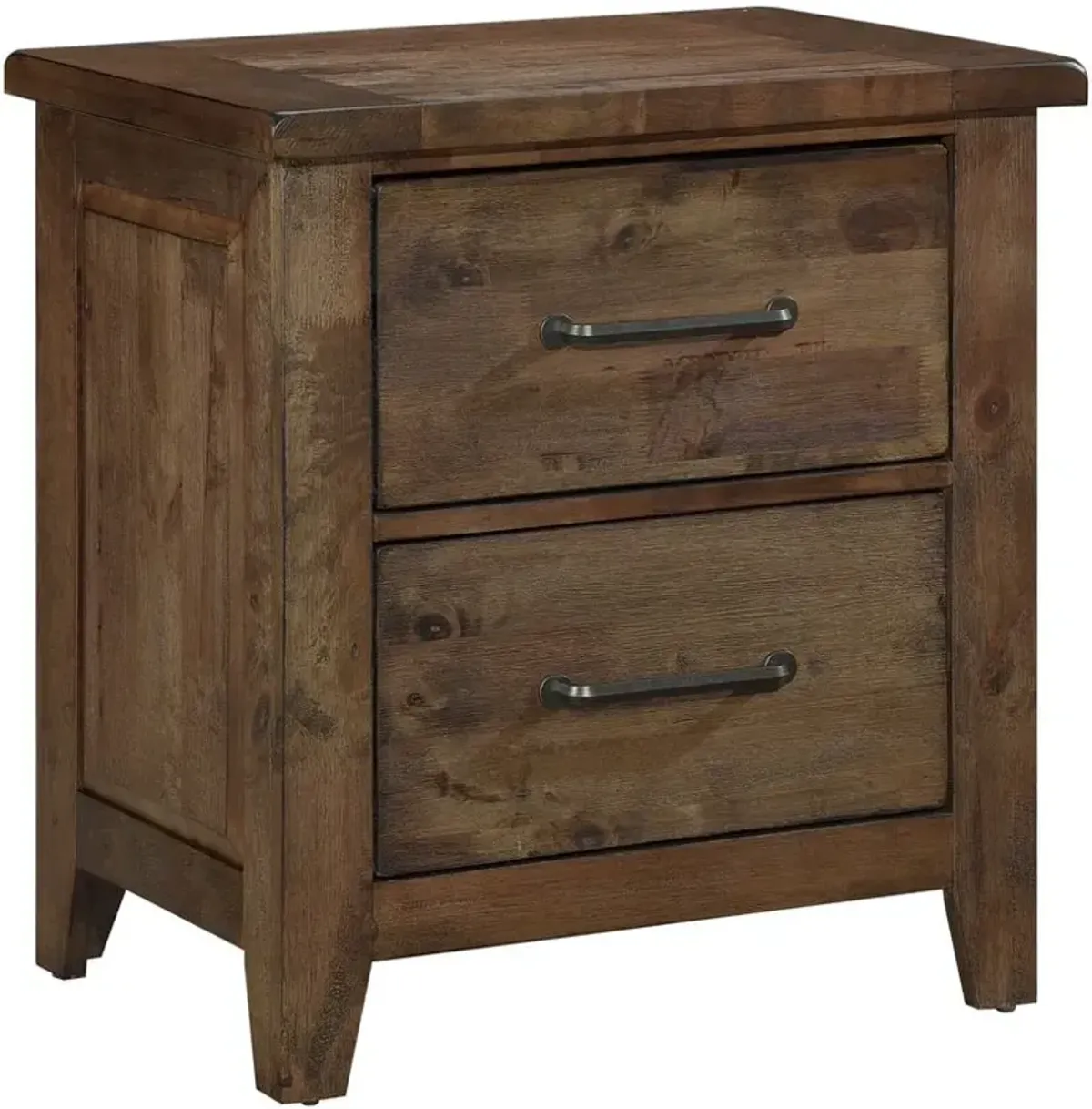Homelegance® Jerrick Burnished Brown Nightstand