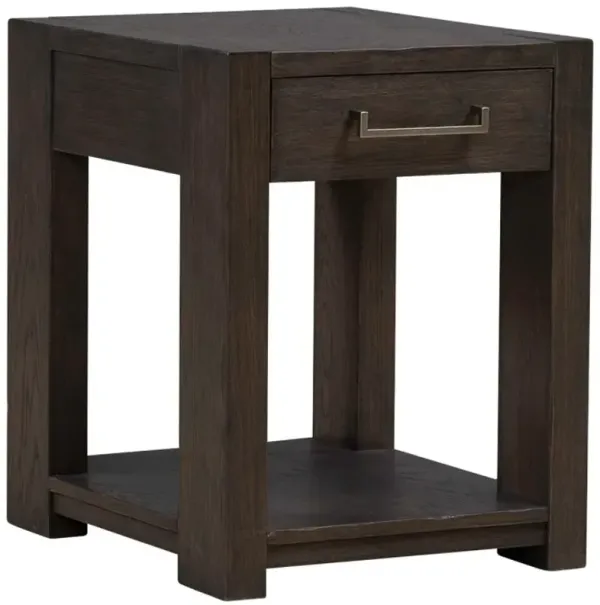 Liberty Furniture Lennox Hill Bark Chairside Table
