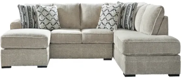 Benchcraft® Calnita 2-Piece Sisal Right-Arm Facing Sectional and Chaise