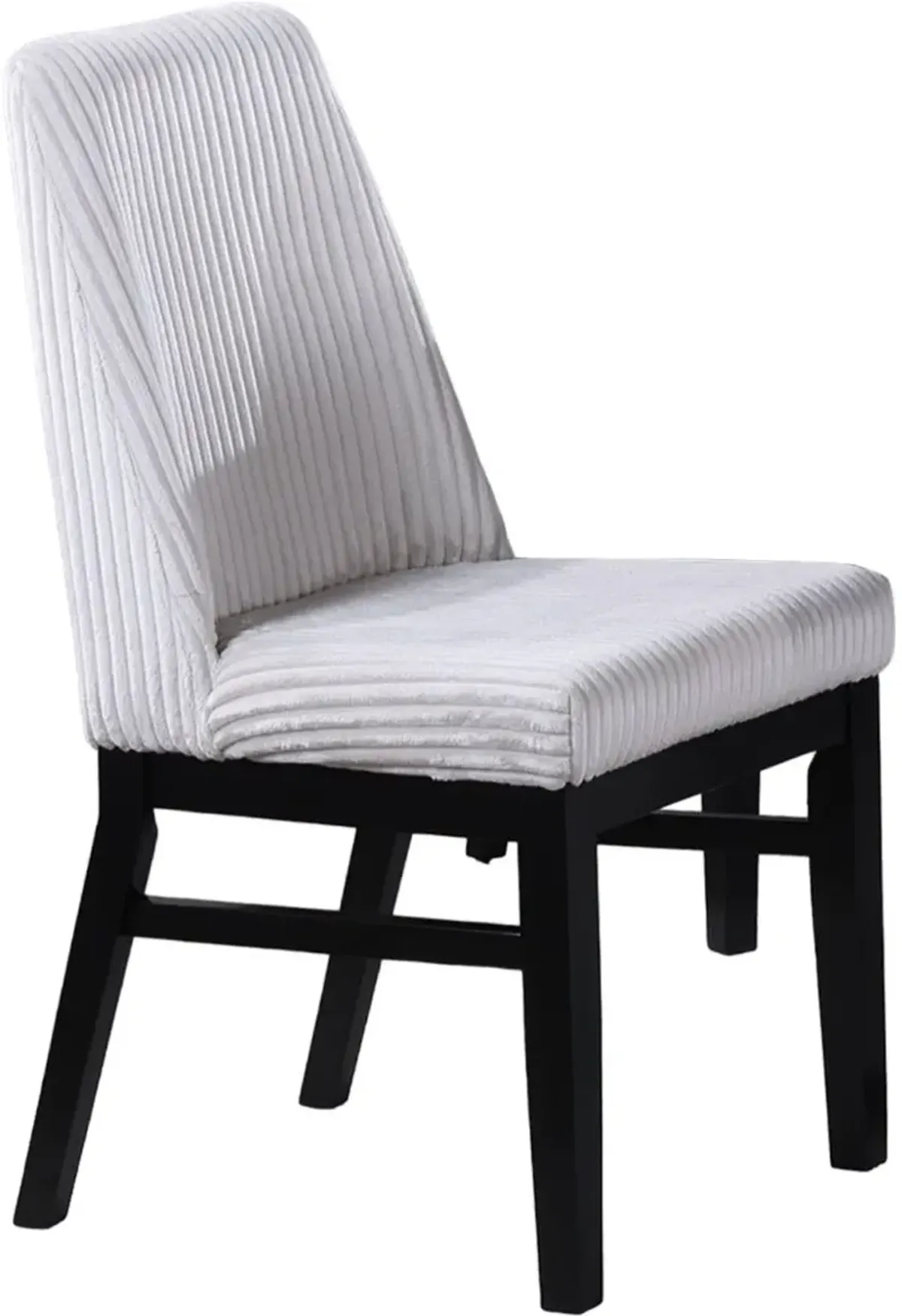 Crown Mark Hadley White/Black Dining Side Chair