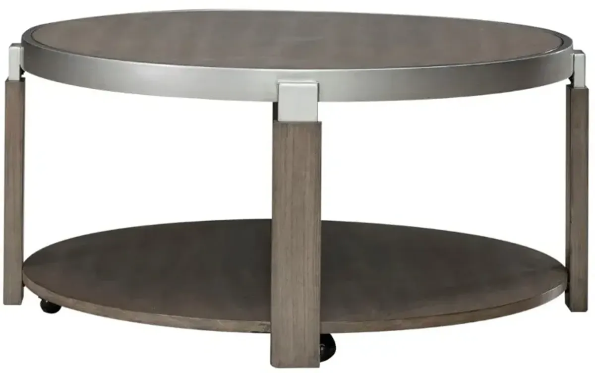 Liberty Furniture Sutton Bleached Sand Cocktail Table