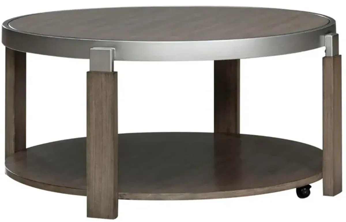 Liberty Furniture Sutton Bleached Sand Cocktail Table