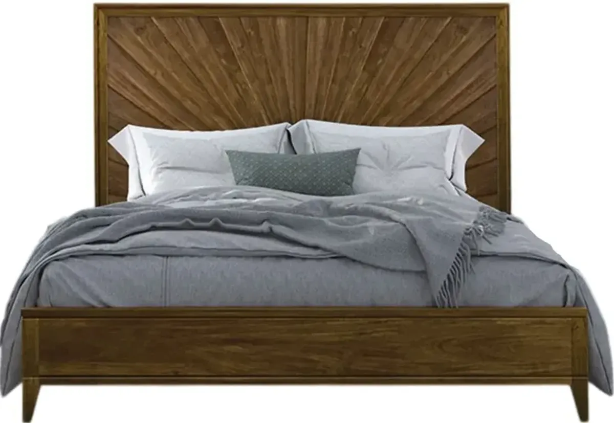 Shelter Home NC Laquer Queen Panel Bed