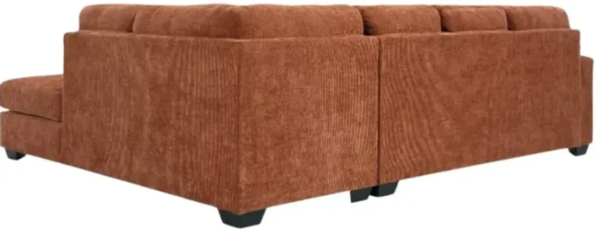 Signature Design by Ashley® Aviemore 2-Piece Spice Right Arm Facing Sectional and Chaise