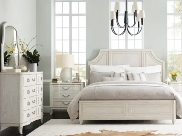 American Drew® Harmony 3-Piece Eggshell King Panel Bedroom Set