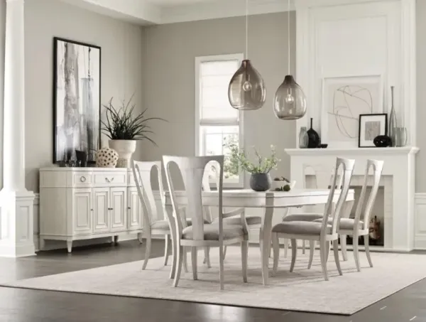 American Drew® Harmony 5-Piece Eggshell Dining Set