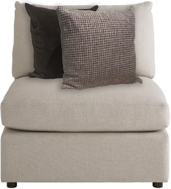 Bassett® Furniture Beckham Beige Armless Chair