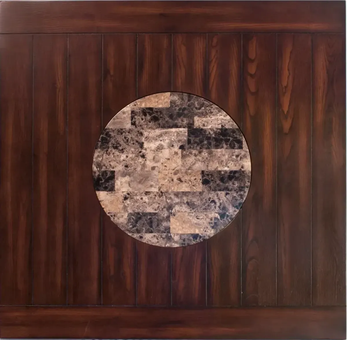 Crown Mark Fulton Brown Counter Height Dining Table