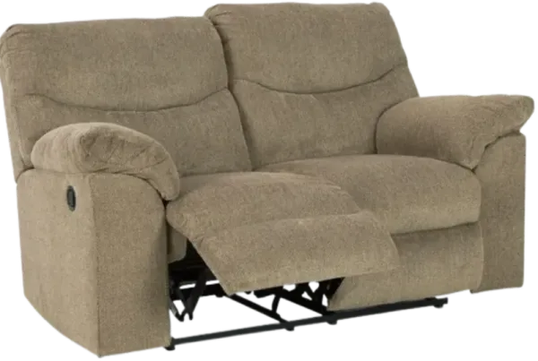 Signature Design by Ashley® Alphons Briar Reclining Loveseat