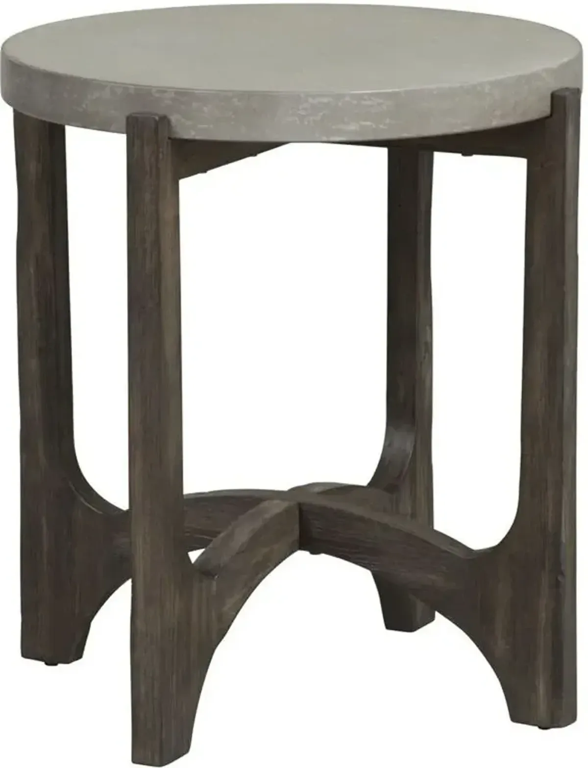 Liberty Furniture Cascade Wirebrush Rustic Brown End Table