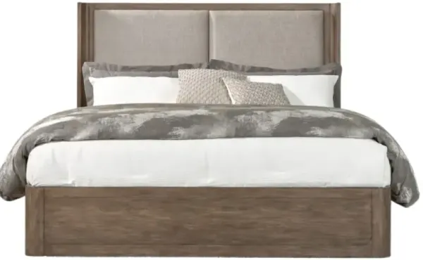 Liberty Furniture South Bend Burnished Clay Queen Shelter Panel Bed