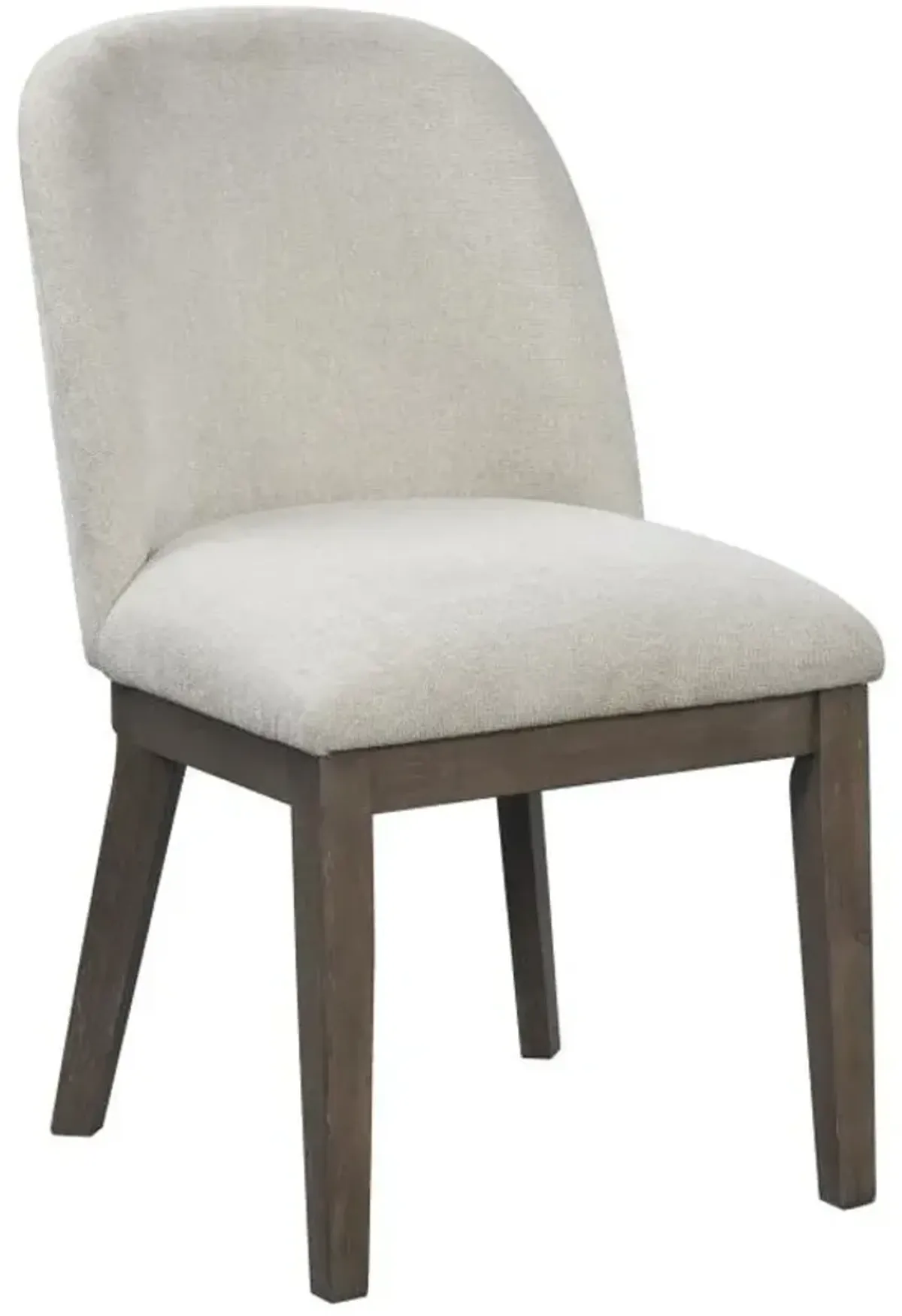 Bernards Trilogy Cocoa/Ivory Upholstered Side Chair