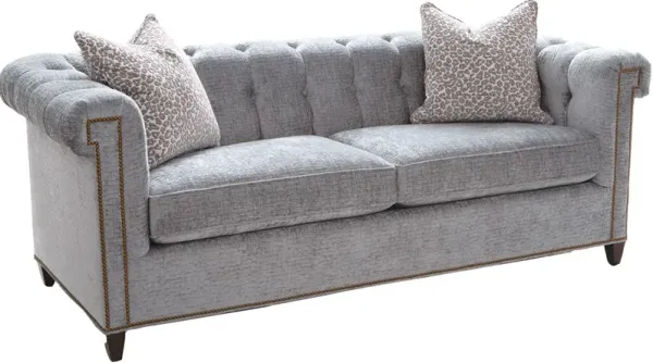 Sherrill Furniture Accolade Blue Sofa