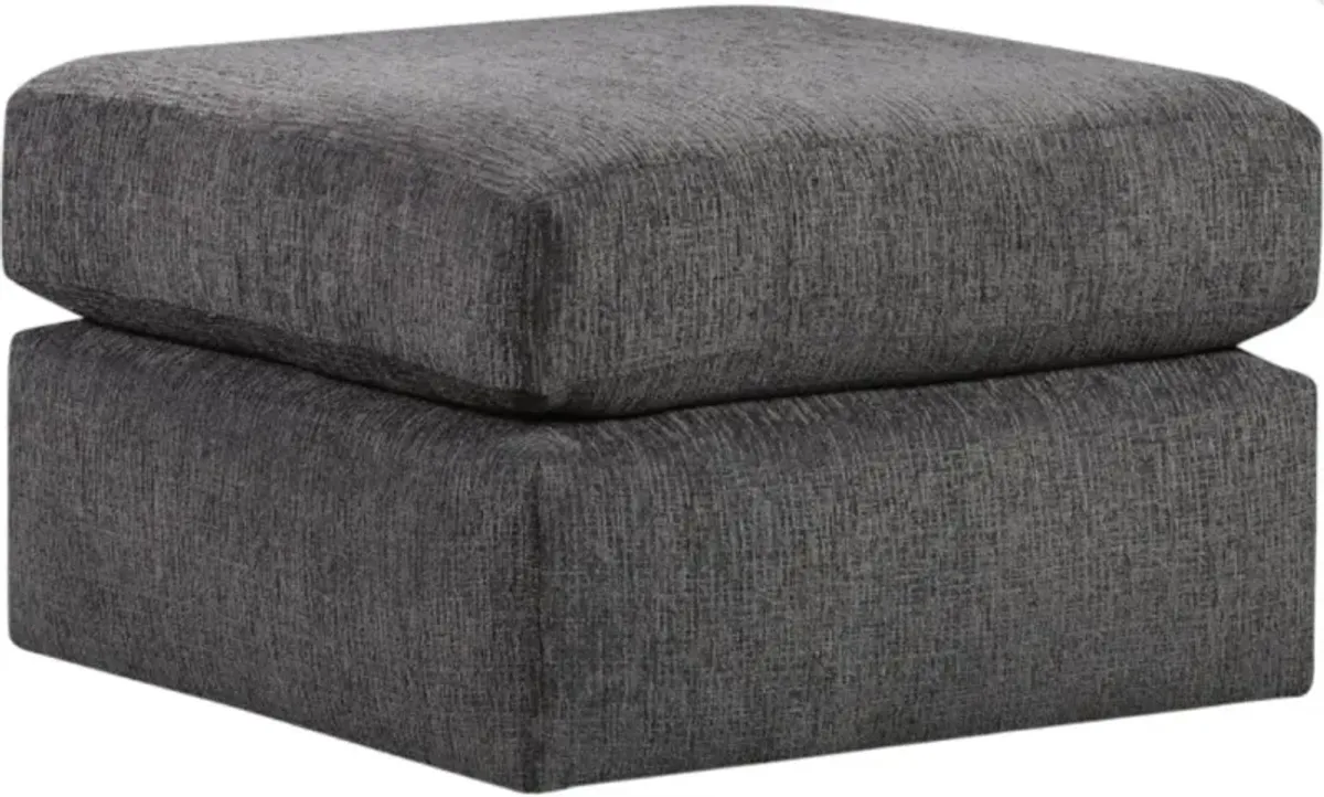 Fusion Furniture Casual Comforts Ripple Midnight Ottoman