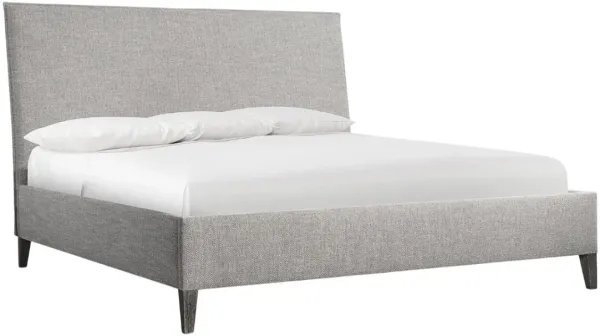Bernhardt Menton Gray/Sutton Queen Upholstered Panel Bed