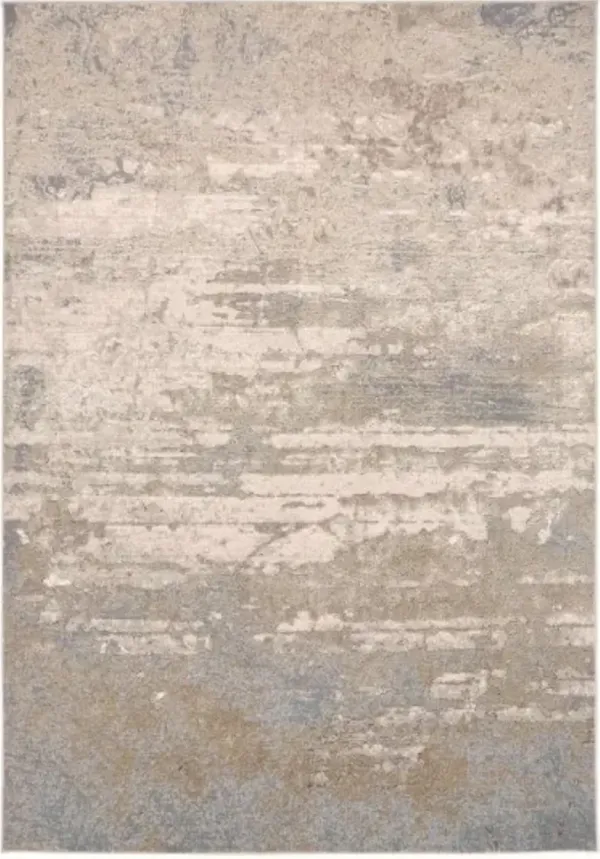 Feizy Aura Beige/Gold 5' x 8' Rug