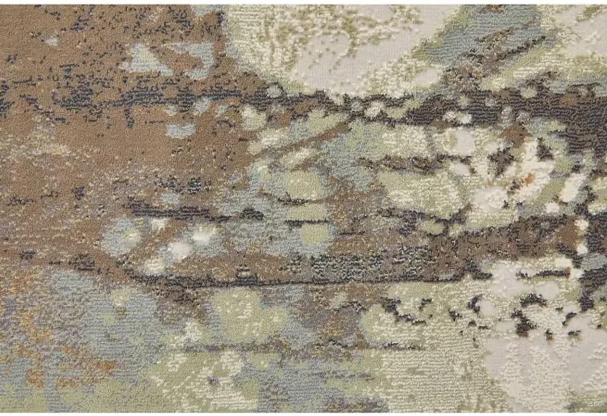 Feizy Clio Beige/Brown 5'x8' Area Rug