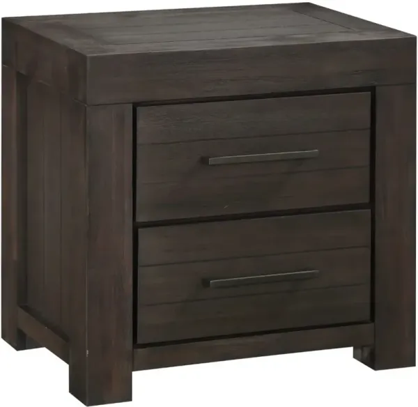 Modus Furniture Heath Basalt Gray Nightstand