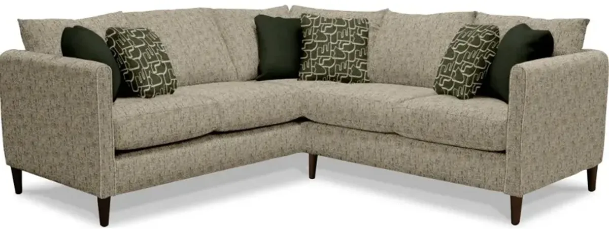 England Furniture Kylie 2-Piece Damon Driftwood Sectional