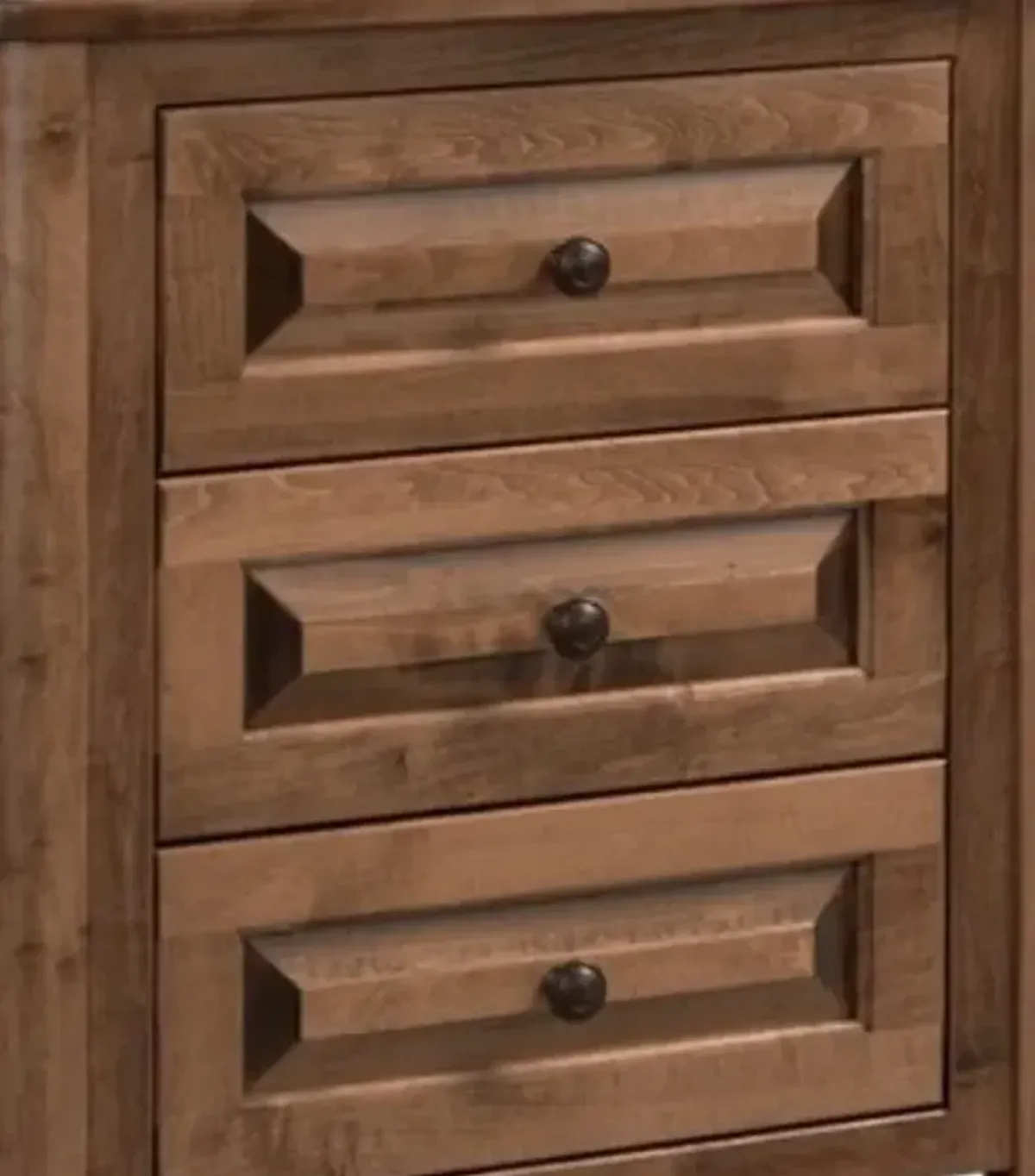 Archbold Furniture Amish Essentials Carson Maple Bark Nightstand