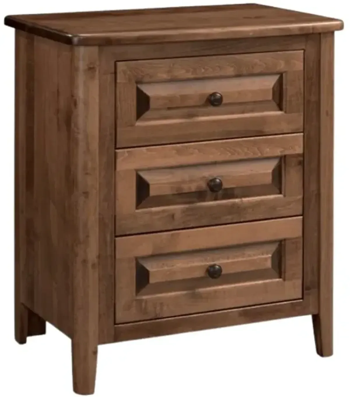 Archbold Furniture Amish Essentials Carson Maple Bark Nightstand