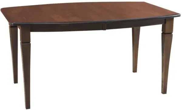 Archbold Furniture Customizable Casual Dining Boat Shaped Table