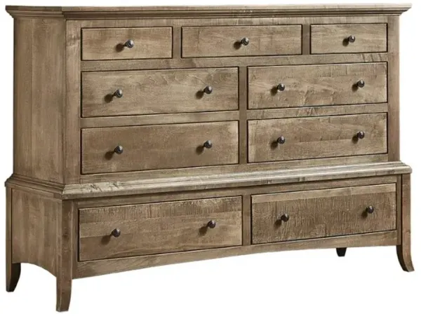 Archbold Furniture Amish Essentials Provence Sandstone 9-Drawer Dresser