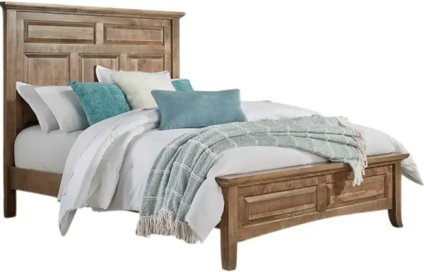 Archbold Furniture Provence Sandstone Queen Panel Bed